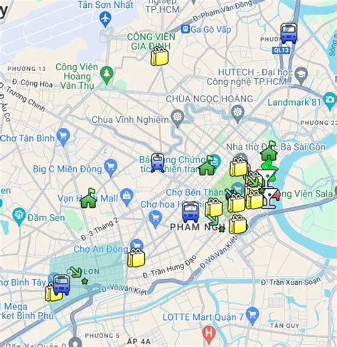 google map vietnam saigon.